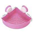thumbnail image 2 of Estante De Drenaje De Esquina De Baño Con Ventosa Al Vacío, Estante De Almacenamiento, Estante Triangular De Plástico Montado En La Pared, Organizador Resistente, Estante De Ducha Advancent HA022928-00, 2 of 7