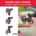 thumbnail image 4 of Class V, 12,500 lb., 6 in. Drop to 6 in. Rise, Adjustable Trailer Hitch Dual Ball Mount, 4 of 9