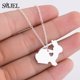thumbnail image 1 of SMJEL, collares de montaña de animales de acero inoxidable para mujer, joyería diaria, collar de moda con mapa del mundo, collar de zorro ondulado, cadena Collier 2024, 1 of 2