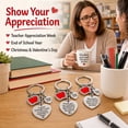 thumbnail image 2 of DESIGNICE Teacher Keychain Appreciation Gifts for Women Christmas Valentines Day Gifts for Daycare Teacher 3 Packs, 2 of 7