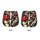 thumbnail image 3 of Balery Red Mushrooms Pantalones cortos deportivos para mujer con forro y dos bolsillos, elásticos, para entrenamiento, gimnasio, yoga-Large, 3 of 7