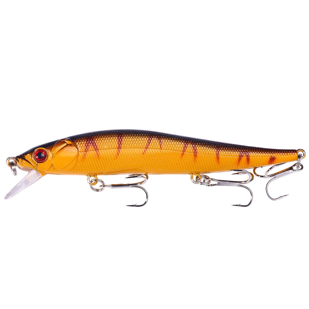 HENGJIA Minnow Bass Fishing Lures, Jerkbait Lure Set Hard Baits Crankbait for Catfish Walleye Trout Fishing Bait 6Pcs/kit