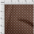 thumbnail image 1 of oneOone Silk Tabby Fabric Circle Block Decor Fabric Printed BTY 42 Inch Wide, 1 of 4