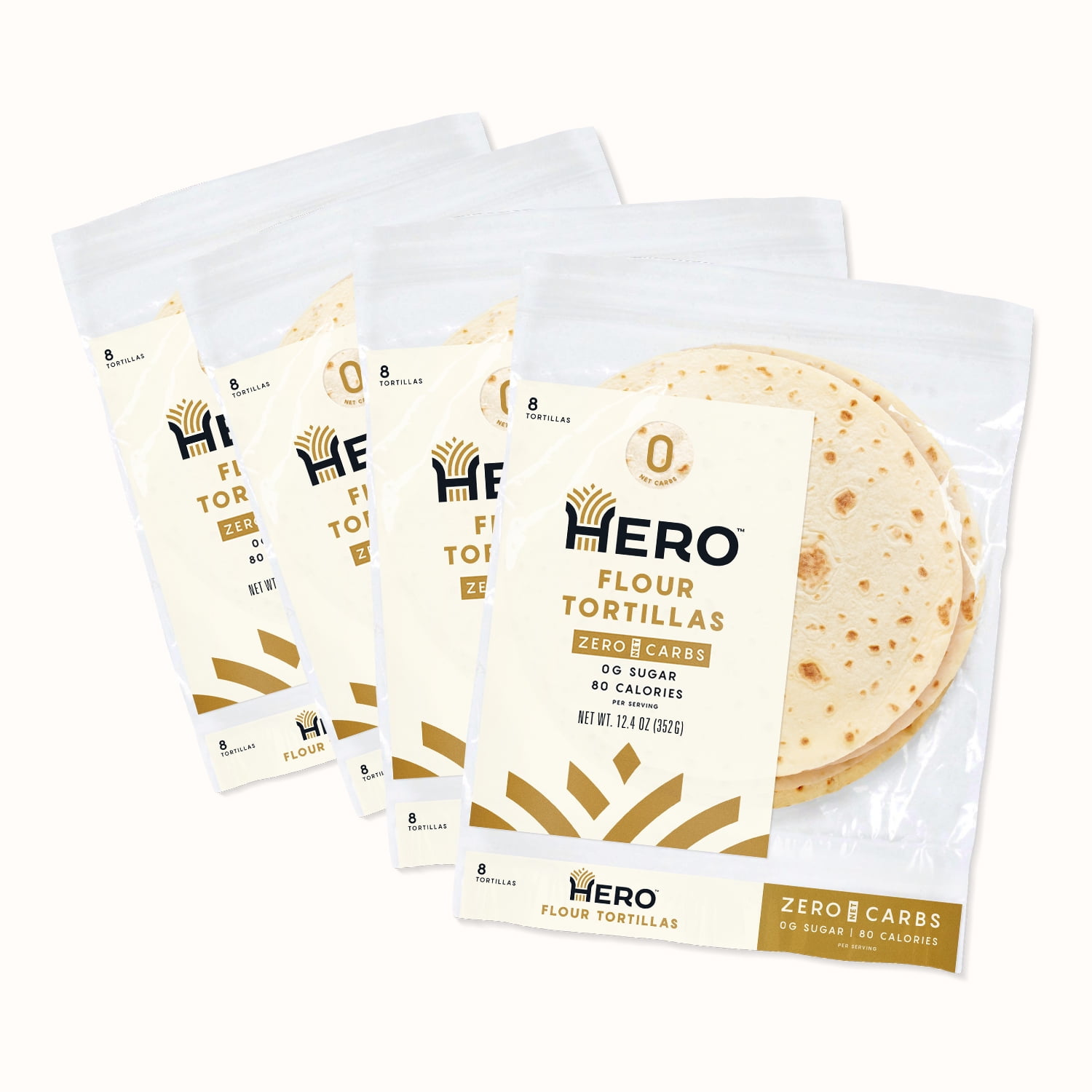 0g Net Carb Hero Flour Tortillas