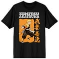 thumbnail image 1 of T-shirt Noir à Manches Courtes et Col Rond pour Homme Demon Slayer Zenitsu Agatsuma - Grand, 1 of 4