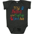 thumbnail image 3 of Inktastic Mimi and Poppop Love Me Boys or Girls Baby Bodysuit, 3 of 5