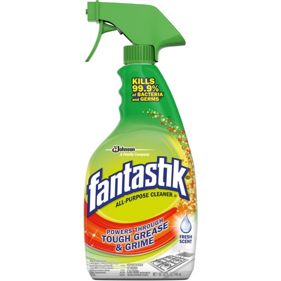 Scrubbing Bubbles Fantastik Heavy Duty All Purpose Cleaner, Fresh Scent 32 oz (Pack of 6)