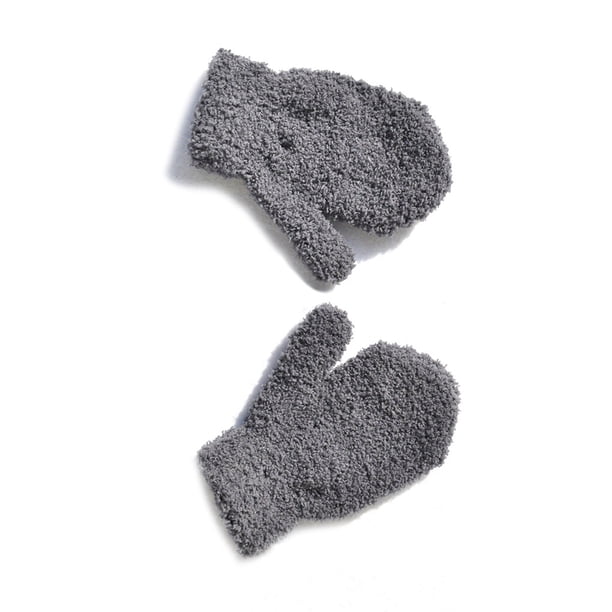 Manoplas tejidas para bebés Sonducket 1 par de manoplas delicadas para niños invierno Negro