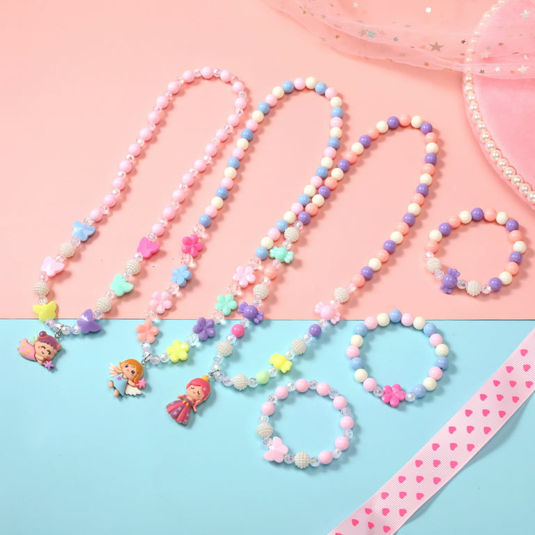  PinkSheep Beads Bracelets for Kids, Girls Friendship
