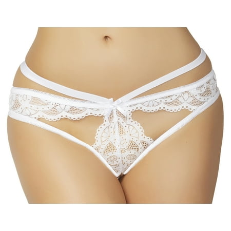 

Lacy Line Sexy Strappy Open Crotch And Back Lace Panties