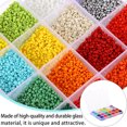 thumbnail image 4 of FOMIYES Colorful Glass Beads for Jewelry Accessories Perfect for DIY Bracelets and Necklaces, 4 of 7