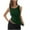 Green, variant on GERsome Tank Tops for Women Crewneck Solid Color Slim-Fit Tank Basic Sleeveless T-Shirt Lightweight Undershirts S-2XL