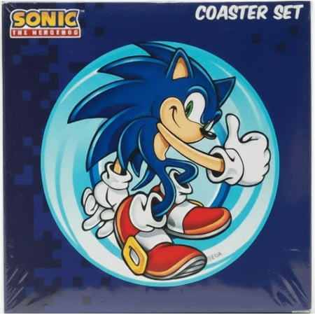 SEGA – Sonic 20th Anniversary 4 Pack Drink Coasters