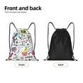 thumbnail image 2 of Yiaed Fun Animal with Unicorn Print Drawstring Bags Drawstring Backpack Bulk String Back Pack Gym Sport Bag-Medium, 2 of 5