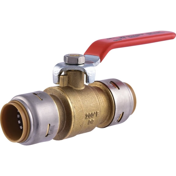 SharkBite Plumbing Fitting 22185-0000LF - Brass, Easy Installation - 0.75 In