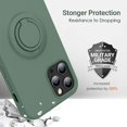thumbnail image 5 of MOCCA Compatible with iPhone 12 Case, iPhone 12 Pro Case 6.1inch with Ring Kickstand |Super Soft Microfiber, 5 of 5