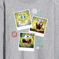 thumbnail image 3 of SpongeBob SquarePants - Christmas Photo Collage - Men's Long Sleeve T-Shirt, 3 of 6