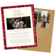Gartner Studios Personalized Plaid Brag Letter