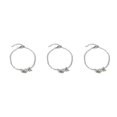thumbnail image 2 of Minnieouse Anklets Stylish Silver Alloy Leaf Foot Trendy Chains Gifts Valentines Day Jewelry Bracelets Universal for Women Teen Girls Type1 NO1, 2 of 6