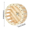 thumbnail image 3 of Natural Wooden Exercise Running Wheel For Parrots Bird Activity Playground With And Ladder, 3 of 8