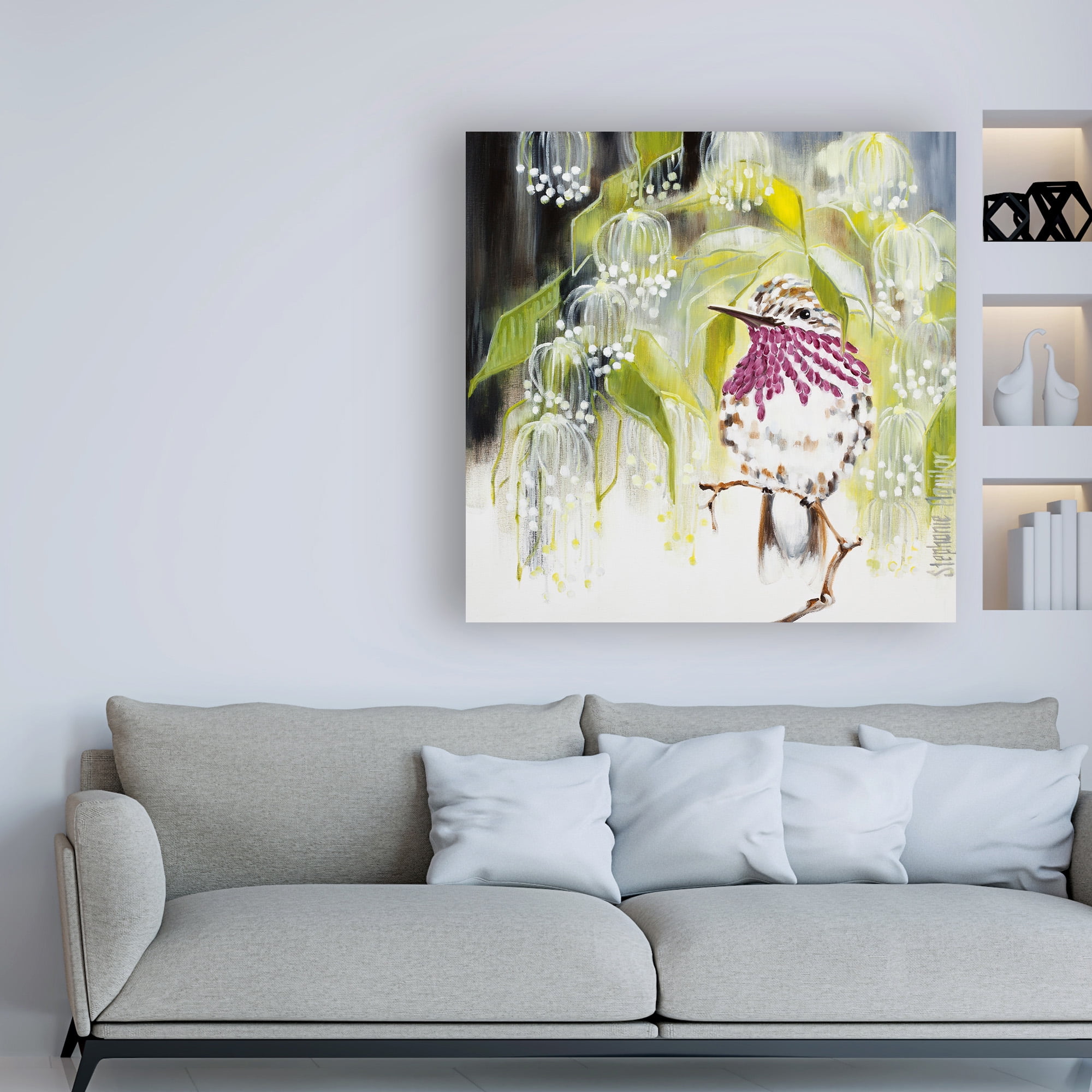 Trademark Fine Art 'Jeweled' Canvas Art by Stephanie Aguila