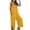 Yellow, variant on Simua Women's Solid Color Sleeveless Cami Jumpsuit Backless Wide Leg Split Hem With Pockets For Casual Daily Beach Vacation Summer Spring