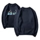 thumbnail image 3 of Pop cazadora para niña Demon Hunters Round-Neck Sweatshirt,Soft Streetwear Pullover,Cute Long Sleeve Sweatshirt for Fall Winter 1*Top （Navy）, 3 of 3