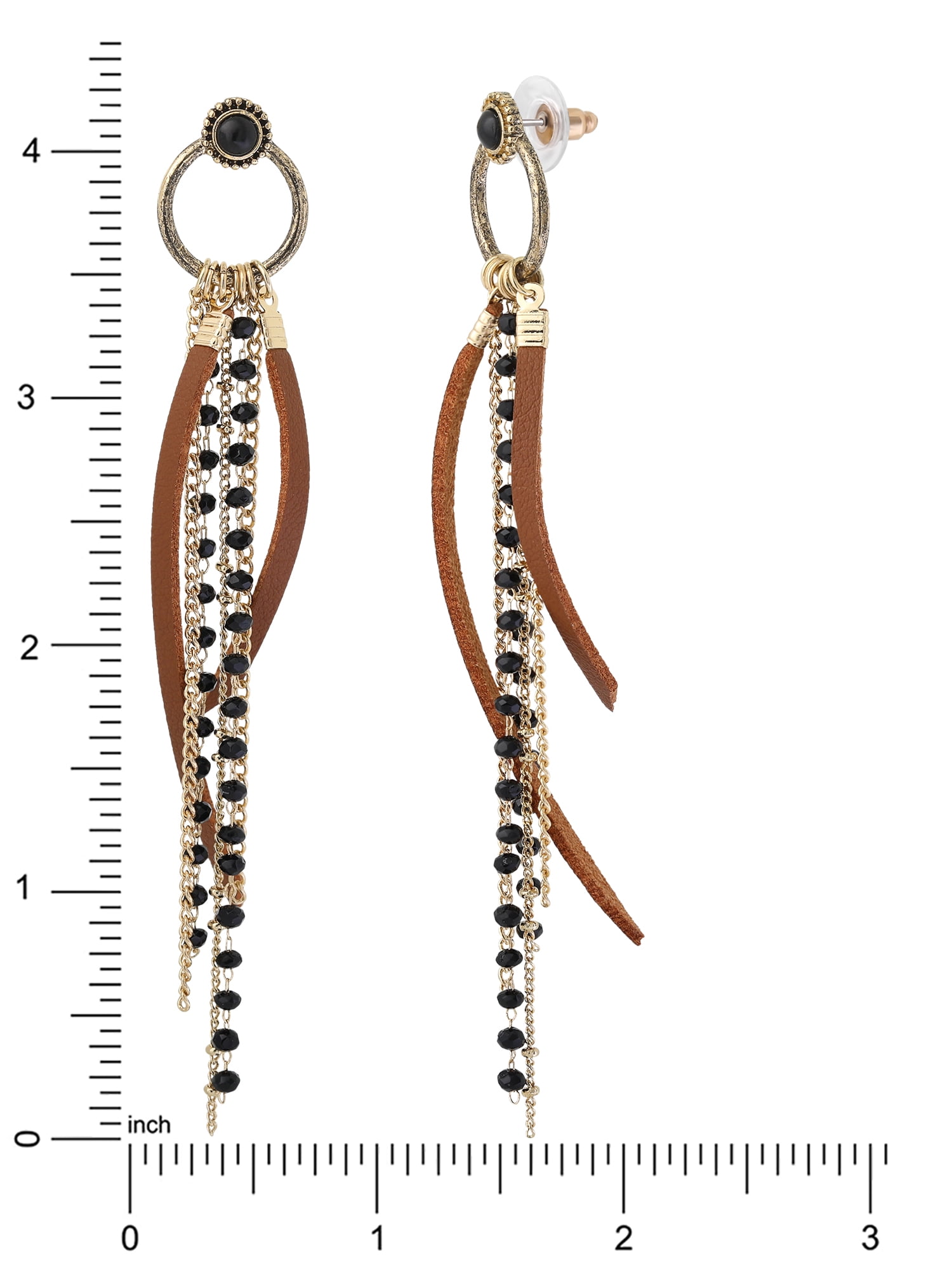 Jessica Simpson Women's Fringe Drop Earring