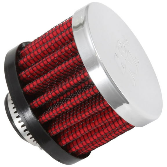 K&N Vent Air Filter/ Breather: High Performance, Premium, Washable, Replacement Engine Filter: Flange Diameter: 0.5 In, Filter Height: 1.5 In, Flange Length: 0.4375 In, Shape: Breather, 62-1330