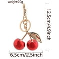 thumbnail image 5 of 43 Colors Keychain Cherry Bag Charms Purse: Key Chains Women Cute - Car keyrings leather handbags - Fashion enthusiasts, 5 of 5