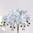 thumbnail image 6 of 9 Head Light Blue Orchids Artificial Flowers 27'' Long Branch Artificial Orchids That Look Real Faux Orchid Stems Lifelike Fake Silk Orchid Flowers for Vase Table Centerpieces Wedding Room Home Decor, 6 of 6