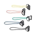 thumbnail image 6 of Cando Resistance Band Exercise Tubing w/ Handles -Yellow, Black (Set) - 36in. 5 Fitness Cords Included, 6 of 8