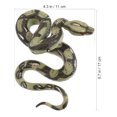 thumbnail image 5 of FELTECHELECTR Juguete de animal Amosfun, serpiente de simulación realista, broma de Halloween, serpiente aterradora, juguete de animal falso para coleccionar, accesorio educativo científico, 5 of 5