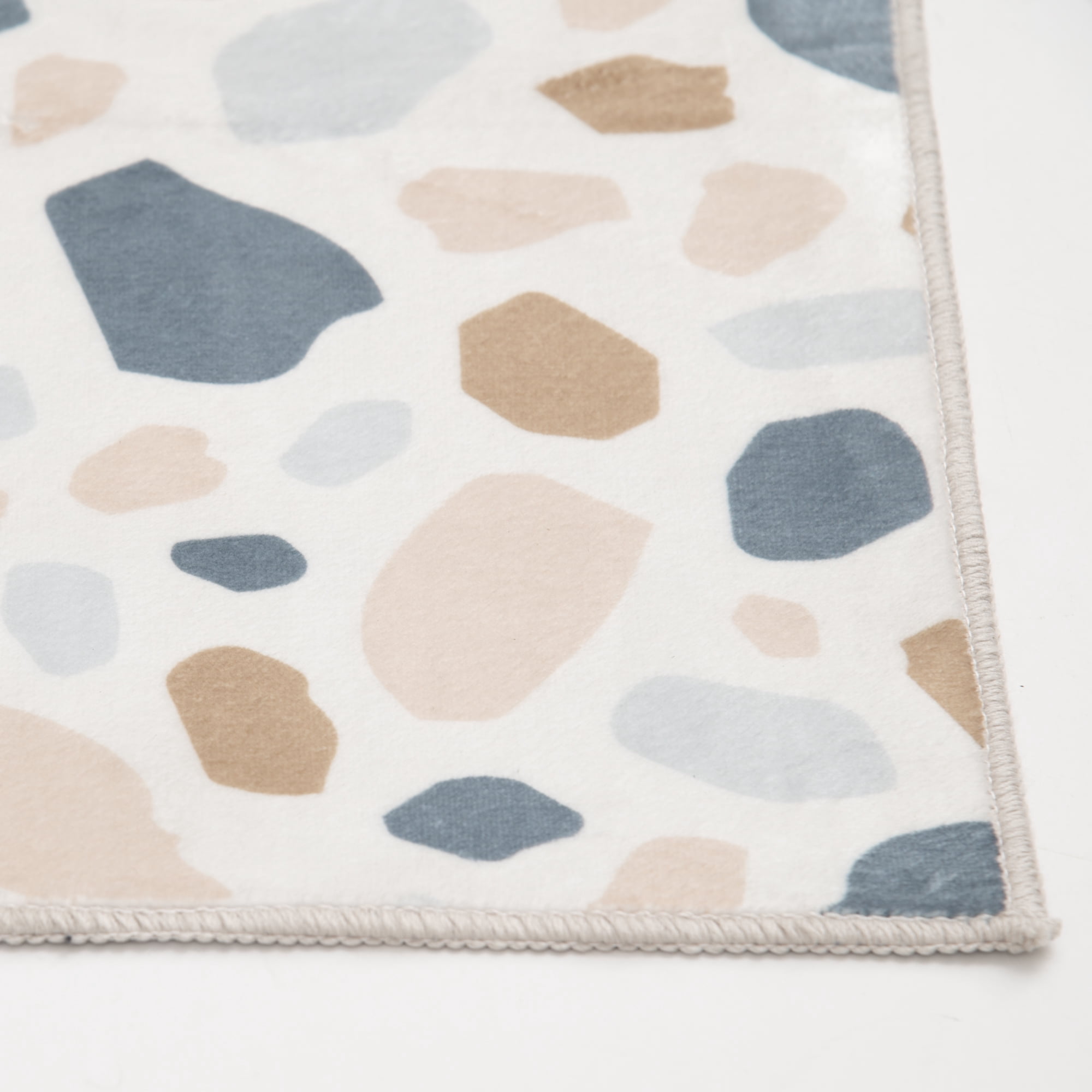 Home Décor Collection 24" x 60" Faux Fur Terrazzo Runner Indoor Rug