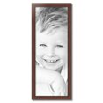 thumbnail image 2 of ArtToFrames 14" x 38" Honors Mahogany with Gold Picture Frame, 14x38 inch Brown Wood Poster Frame (WOM-5156), 2 of 7