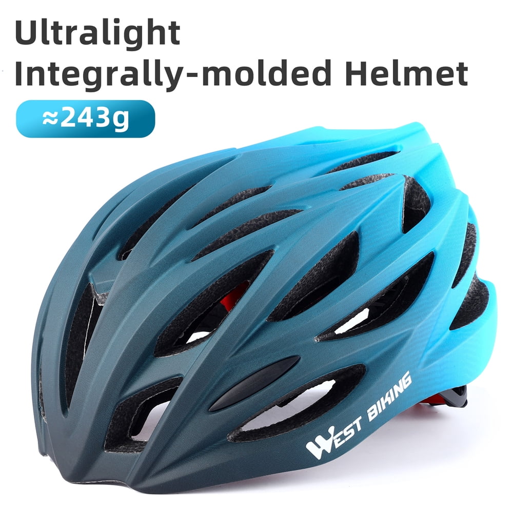 Gradient Color Helmet Gradient Color Breathable Cycle Helmet Integrated Safety Cap for Bike Cycling