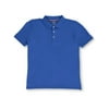 French Toast Unisex S/S Pique Polo (Sizes 8 - 20) - royal blue, 14/16