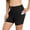 Black, variant on Women’s High Waisted Swimming Causal Beach Board Shorts with Pockets