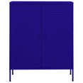 thumbnail image 2 of vidaXL Armoire de Rangement Bleu Marine 80x35x101,5 cm Acier, 2 of 5