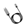 thumbnail image 3 of Cable convertidor tipo C resistente a cable para oficina en casa, ordenador portátil, PC y TV negro, 3 of 8