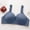 Blue, variant on TEVEQ Women's Push Up Bra Full Coverage Breathable No Underwire Bralettes Bra Lift Up Everyday Seamless Bra Retraction Bra for Mothers Without Underpants Support Anti Sagging Bra Beige L