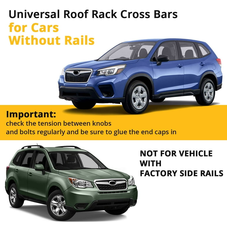 EastVita Universal Roof Rack Crossbars 48