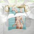 thumbnail image 3 of REALIN Red Beach Bikini Duvet Cover Set Sexy Bow Bedding Sexy Bow Lace Bed Sets 2/3/4PCS Quilt Covers/Sheets/Pillow Shams,Twin/Full/Queen/King, 3 of 6