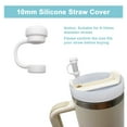 thumbnail image 4 of Silicone Straw Covers Cap,Reusable 0.39in/10mm Suction Cup Straw Toppers for Stanley Cup 40 30 oz, 4 of 6