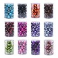 thumbnail image 1 of 34 Pcs/set Christmas Tree Hanging Ball Home Mall Office Wall Tree Window Ball Decor Plastic Ornament  Coffee, 1 of 8