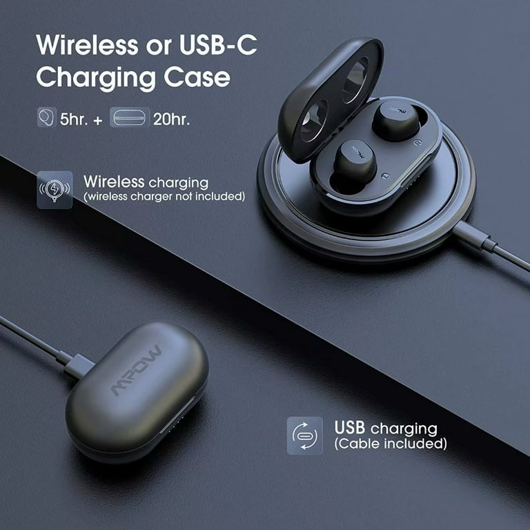 Wireless earbuds with usb c charging new arrivals