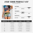 thumbnail image 5 of Rateoe Largemouth Bass jumps out of water Printed Power Workout Shorts for Women Tummy Control Squat Proof Ribbed Thick Seamless Scrunch Active Short-Small, 5 of 8
