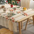 thumbnail image 1 of Santa Claus Festive Coffee Table Tablecloth Decoration Christmas Print Tablecloth Vibe Tablecloth Party, 1 of 8