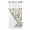 Navy blue, light green, linen, variant on No Hook Orange Grey Botanical Shower Curtain with Snap in Liner Set, Rustic Country Spring Floral Summer Leaf Waterproof Bathroom Curtains with See Through Top Window, Hotel Style Small 36 x 72 Inch