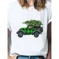 thumbnail image 3 of Ropa con estampado de Feliz Navidad de Año Nuevo para mujer, camisetas de estilo informal con estampado de ciervo de Navidad lindo, moda, 3 of 5